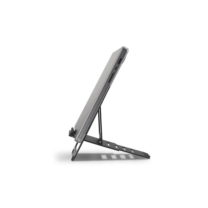 Kensington K50428WW Soporte Elevador Ajustable para Portátil y Tablet Ergonómico, Aluminio, Negro, Compatible 10-17", hasta 3 kg