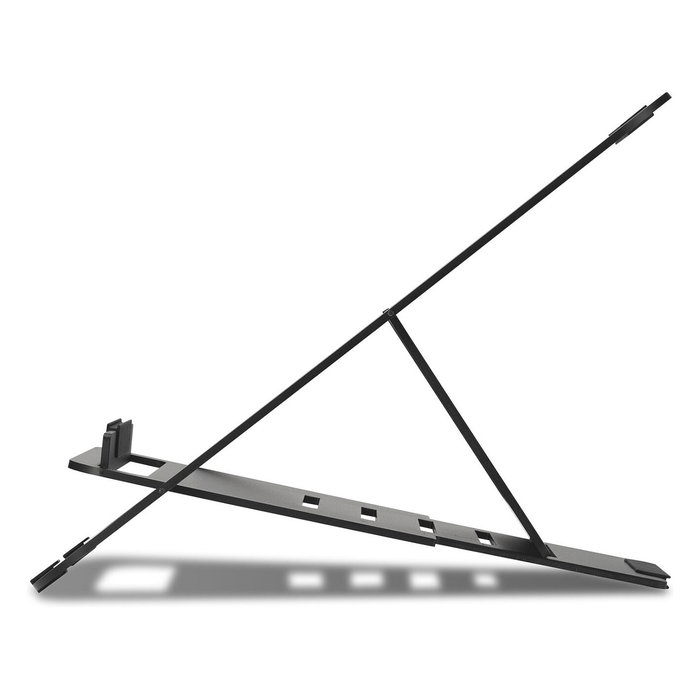 Kensington Soporte para portátil EQ ajustable de aluminio Negro