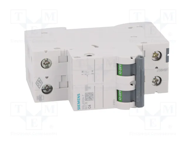 SIEMENS 5SL6504-7 Interruptor magnetotérmico 4A 1+N 6kA