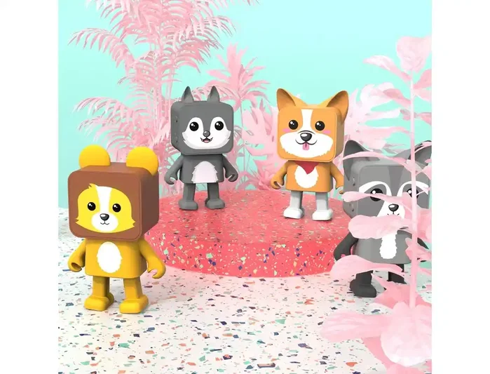 Wondee Altavoz bailarín corgi 3W Bluetooth con micrófono