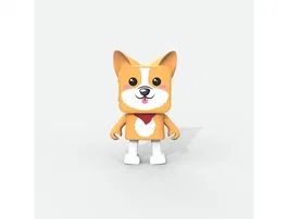 Wondee Altavoz bailarín corgi 3W Bluetooth con micrófono