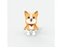 Wondee Altavoz bailarín corgi 3W Bluetooth con micrófono