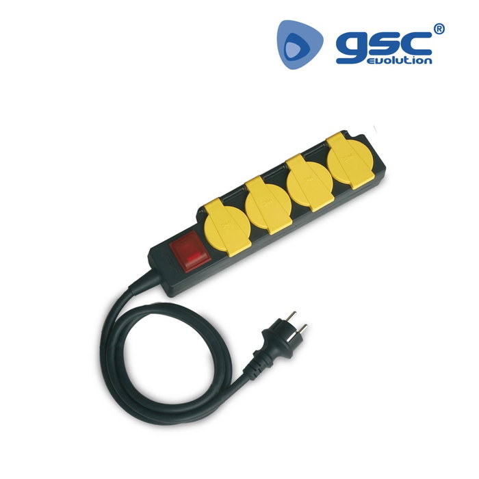 GSC Evolution Base múltiple con tapas 4T + Int. (3x1.5mm) 1,5M
