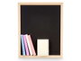 Pincello Pizarra Tiza Borrador 20 cm x 16 cm de Madera Pino, MDF y Cal (Set de 24)
