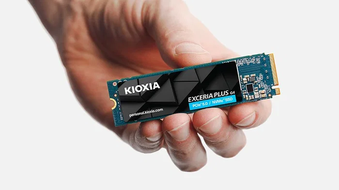 Kioxia Exceria Plus G4 NVMe SSD M.2 2280 1TB PCIe Gen5x4 BICS FLASH TLC - LVD10Z001TG8 Kioxia Exceria Plus G4 NVMe SSD M.2 2280 1TB PCIe Gen5x4 BICS FLASH TLC - LVD10Z001TG8