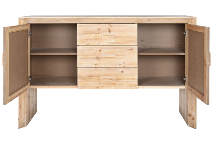 DKD Home Decor Buffet de Abeto y MDF Natural 150x40x100 DKD Home Decor Buffet de Abeto y MDF Natural 150x40x100