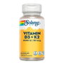 Solaray Vitamina D3 4000 UI y K2 50 mcg, 120 Cápsulas