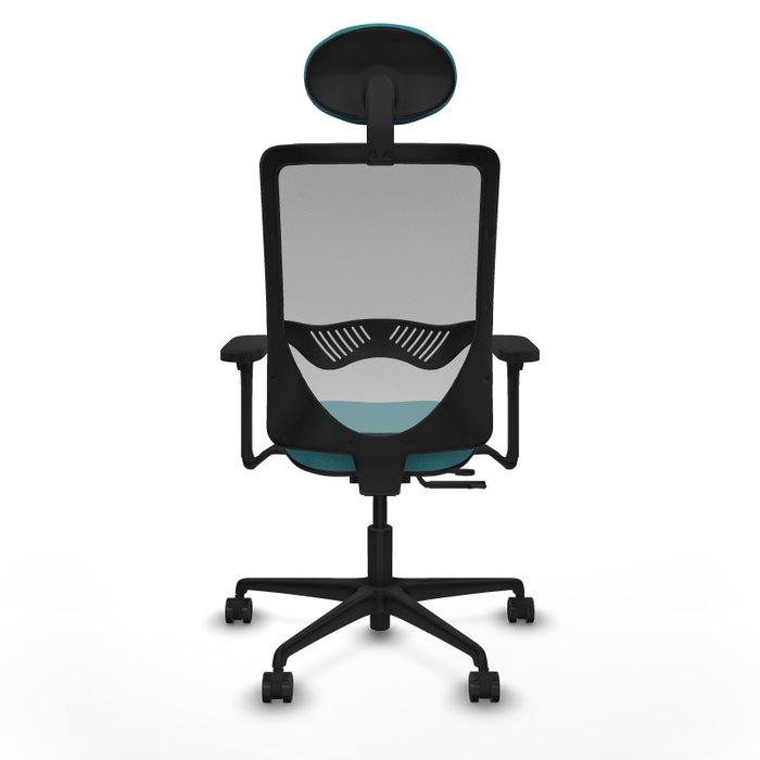 PIQUERAS Y CRESPO Silla de oficina Zulema con mecanismo Sincro/Traslack, Turquesa y Gris PIQUERAS Y CRESPO Silla de oficina Zulema con mecanismo Sincro/Traslack, Turquesa y Gris