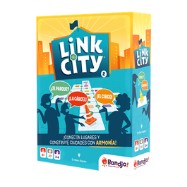 Juegos Mesa Link City - Juego de Mesa Cooperativo Familiar Estratégico para 2-6 Jugadores +8 Años, Español, Ref: BALC01ES