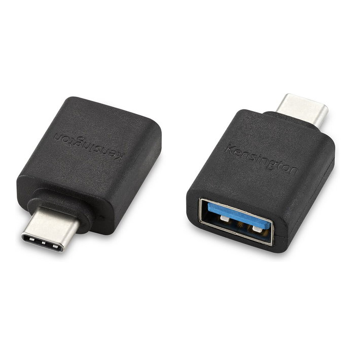 Kensington Adaptador CA1010 M/H de USB-C a USB-A Negro Kensington Adaptador CA1010 M/H de USB-C a USB-A Negro