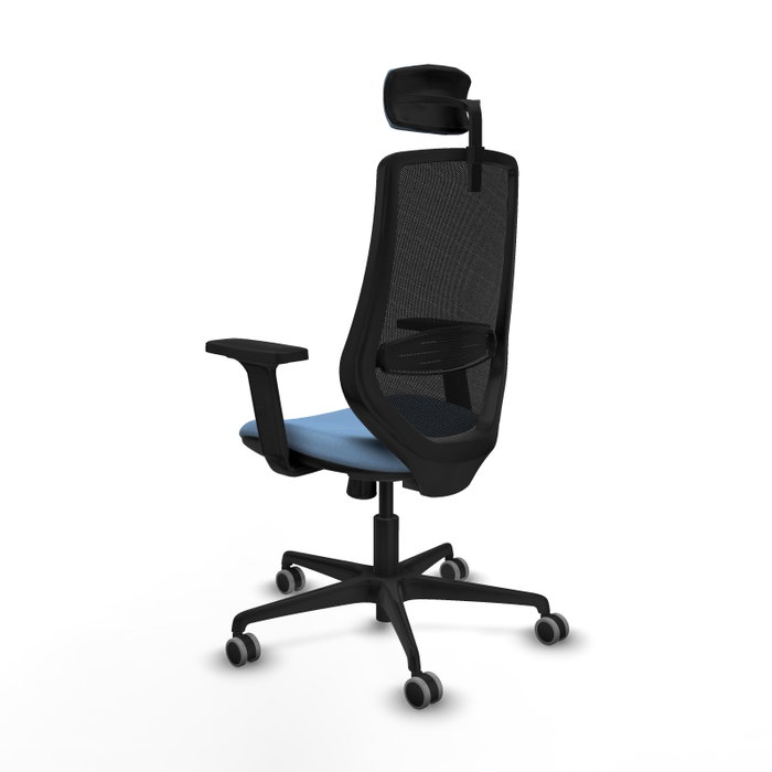 PIQUERAS Y CRESPO Silla de oficina Mardos con Mecanismo Sincro, Azul cielo y Negro PIQUERAS Y CRESPO Silla de oficina Mardos con Mecanismo Sincro, Azul cielo y Negro