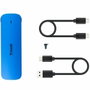Tooq Caja Externa SSD M.2 NVMe TQE-2201BL Azul Aluminio USB 3.2 Gen 2