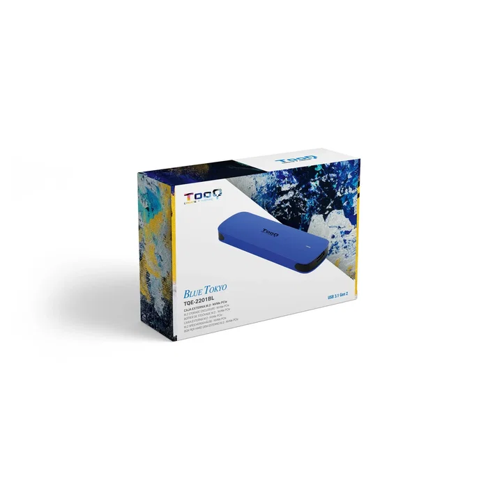 Tooq TQE-2201BL Caja externa para SSD M.2 NVMe, Azul Tooq TQE-2201BL Caja externa para SSD M.2 NVMe, Azul