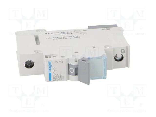 HAGER Interruptor magnetotérmico MCS Quick Connect 25A 1P 6kA