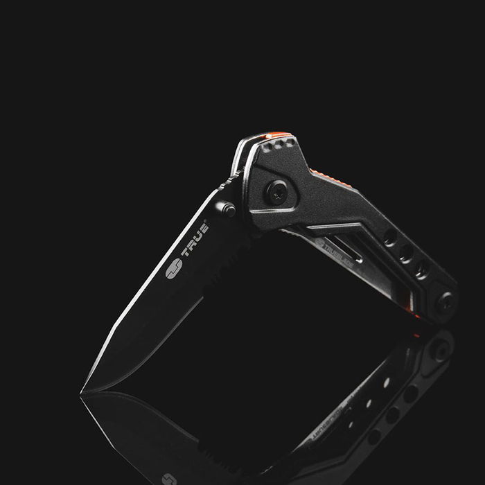 True Navaja Trueblade Outdoor 6 cm Plegable Multiusos con Soporte Magnético para Brocas