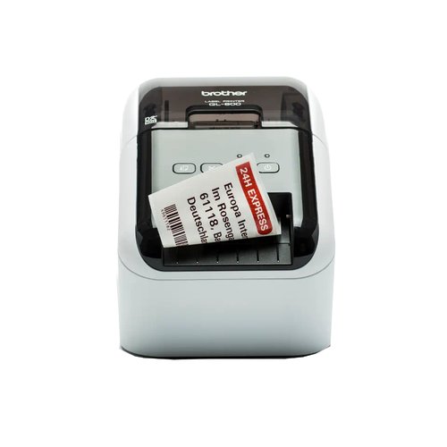 Brother QL-800 Impresora de Etiquetas Térmica Directa Negro y Rojo