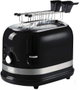 Ariete 149/02 Tostador Moderna de 2 Ranuras Negro con Pinzas