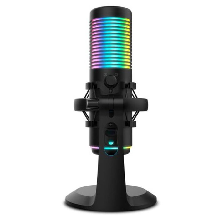 Krom Kaze Micrófono de Condensador RGB Negro