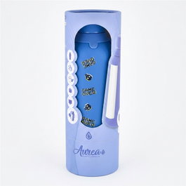 AUREA Botella térmica Arkade Skull interior cerámico 500ml azul profundo