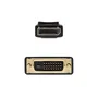 Nanocable 10.15.4501 Cable Adaptador DisplayPort Macho a DVI Macho - 1m Negro - Resolución Full HD 1080p a 60Hz - Chapado en Oro