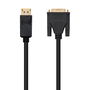 Nanocable Cable Convertidor DisplayPort a DVI 1.2a 1 m, Resolución Full HD 1920x1080@60Hz, Conectores Chapados en Oro