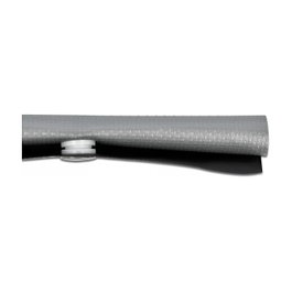 DeLOCK Funda de cable con cierre de botón a presión 2 m x 10 mm gris/negro
