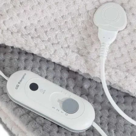 Orbegozo MAH 2050 Manta Eléctrica para Cama, Color Gris y Blanco Orbegozo MAH 2050 Manta Eléctrica para Cama, Color Gris y Blanco