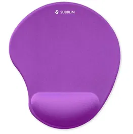 Subblim Ergo NeoGel MousePad Alfombrilla Ergonómica con Reposamuñecas Gel Refrigerante y Base Antideslizante - Púrpura