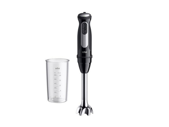 Braun MultiQuick 5 Pro Batidora de Inmersión 1000 W 0,6 L Negro y Plata Braun MultiQuick 5 Pro Batidora de Inmersión 1000 W 0,6 L Negro y Plata