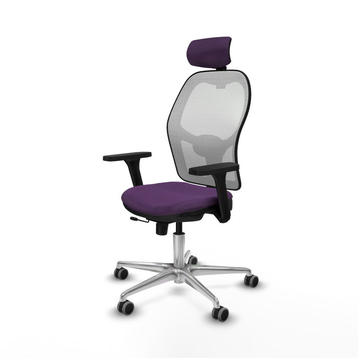 PIQUERAS Y CRESPO Silla de oficina Jorquera Morado y Blanco PIQUERAS Y CRESPO Silla de oficina Jorquera Morado y Blanco