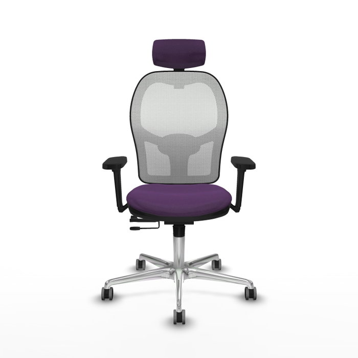 PIQUERAS Y CRESPO Silla de oficina Jorquera Morado y Blanco PIQUERAS Y CRESPO Silla de oficina Jorquera Morado y Blanco