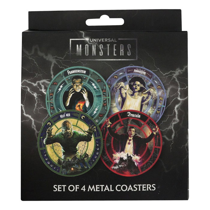 Universal Monsters Pack de 4 Posavasos Universal Monsters Pack de 4 Posavasos