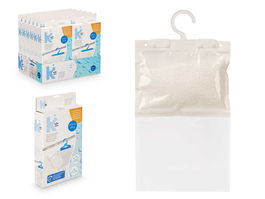 Arte Regal Bolsa Absorbe Humedad Grande, 22.5 x 14.5 x 3.5 cm, Azul y Transparente, de Plástico, para Almacenamiento (Set de 24)