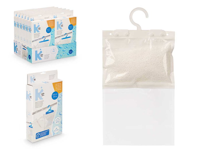 Arte Regal Bolsa Absorbe Humedad Grande, 22.5 x 14.5 x 3.5 cm, Azul y Transparente, de Plástico, para Almacenamiento (Set de 24) Arte Regal Bolsa Absorbe Humedad Grande, 22.5 x 14.5 x 3.5 cm, Azul y Transparente, de Plástico, para Almacenamiento (Set de 24)