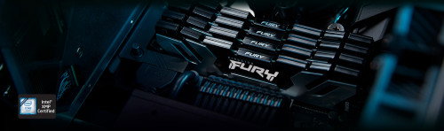 Kingston FURY Renegade 96GB 6400MT/s DDR5 CL32 DIMM Kit de 2 Silver Kingston FURY Renegade 96GB 6400MT/s DDR5 CL32 DIMM Kit de 2 Silver