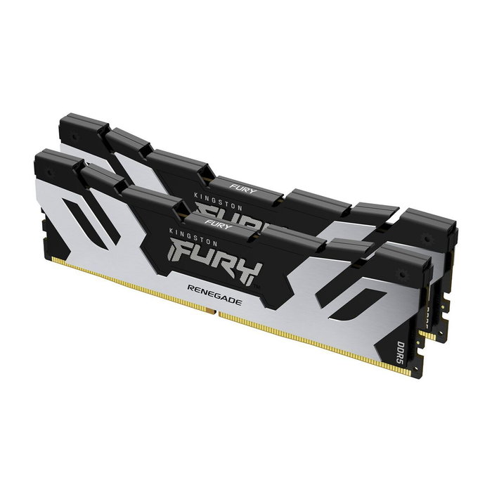Kingston FURY Renegade 96GB 6400MT/s DDR5 CL32 DIMM Kit de 2 Silver Kingston FURY Renegade 96GB 6400MT/s DDR5 CL32 DIMM Kit de 2 Silver
