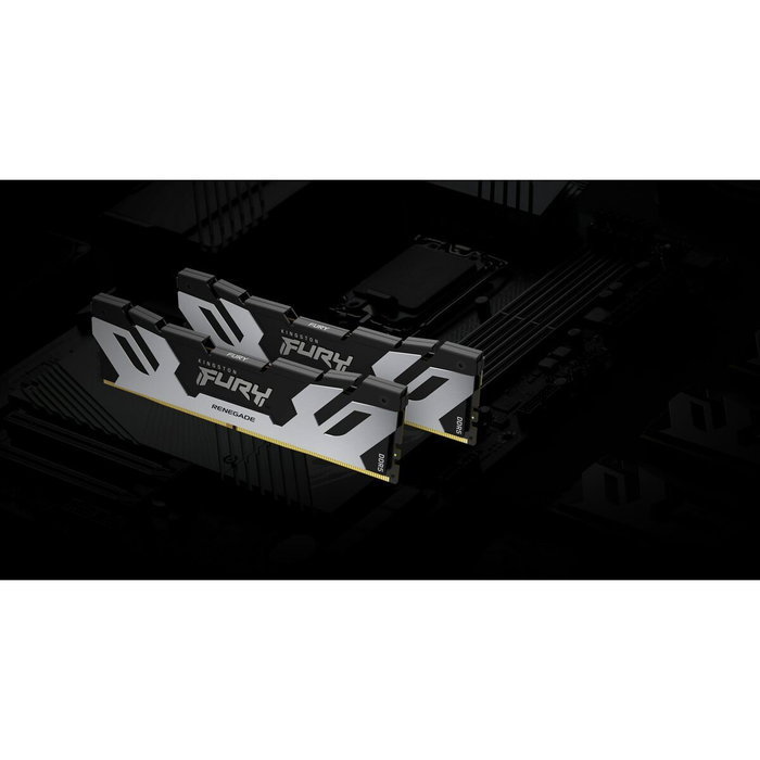 Kingston FURY Renegade 96GB 6400MT/s DDR5 CL32 DIMM Kit de 2 Silver Kingston FURY Renegade 96GB 6400MT/s DDR5 CL32 DIMM Kit de 2 Silver