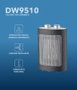 DAEWOO Calefactor cerámico PTC 850/1500W