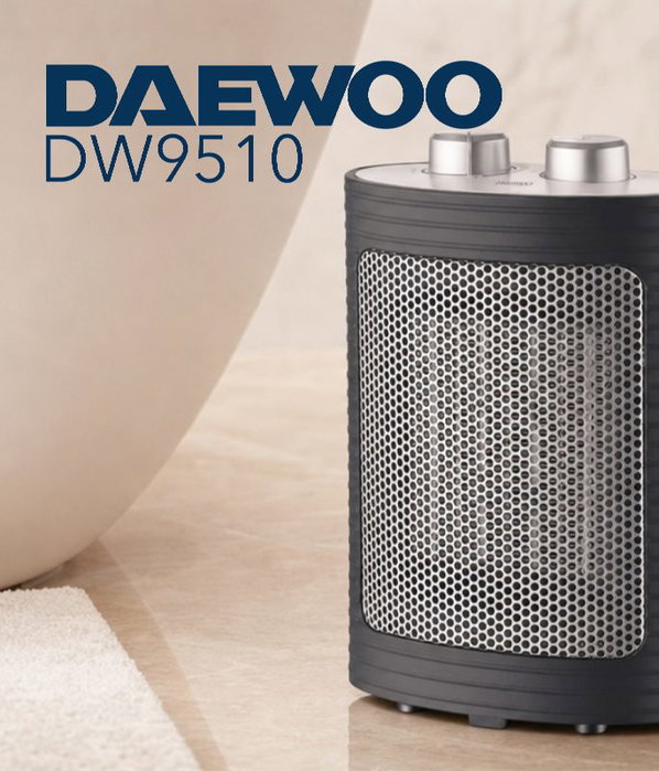 DAEWOO Calefactor cerámico PTC 850/1500W