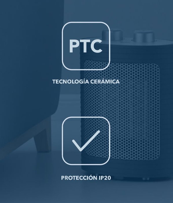 DAEWOO Calefactor cerámico PTC 850/1500W