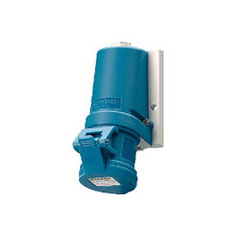 Mennekes Toma de corriente de pared 16A 3P 6H 230V TwinCONTACT IP44