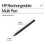 HP Lápiz multifunción recargable 705 para Portátil, Negro, Recargable, Litio, 13 g