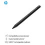HP Lápiz multifunción recargable 705 para Portátil, Negro, Recargable, Litio, 13 g