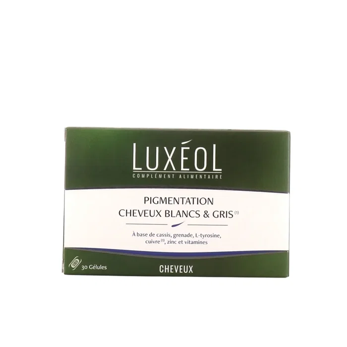 Luxeol Pigmentation Cheveux Blancs & Gris, 30 tabletas