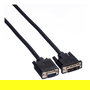 VALUE 11.99.5420 Cable DVI (12+5) a VGA, Macho a Macho, 2m Negro