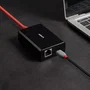 Lindy 73474 Divisor de Red PoE a USB Tipo C Negro