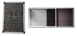 Mosquitera extensible de fibra de vidrio con marco de aluminio 75-142x50 cm blanco SIFER