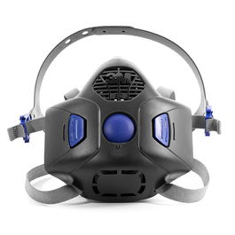 3M Media Mascarilla Secure-Click HF-802SD Mediana con Diafragma de Comunicación