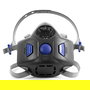 3M Media Mascarilla Secure-Click HF-802SD Mediana con Diafragma de Comunicación