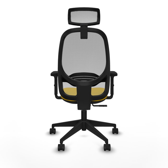 PIQUERAS Y CRESPO Silla de oficina Cilanco con mecanismo Sincro, Amarillo y Gris PIQUERAS Y CRESPO Silla de oficina Cilanco con mecanismo Sincro, Amarillo y Gris